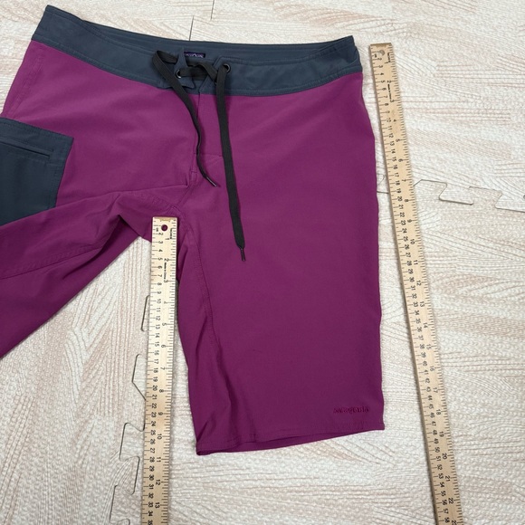Patagonia Women’s Girona Board Shorts Swim Trail Hike Purple Shorts Size 6 - Picture 12 of 14